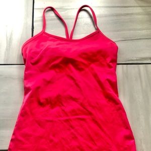 Lululemon Power Y Tank Pink Size 6
